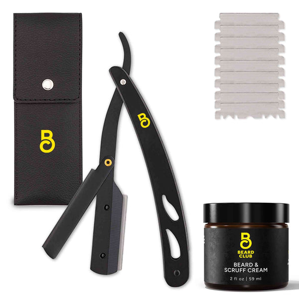 Straight Razor & Beard Cream