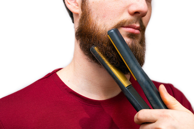 How To Straighten Beard Hair